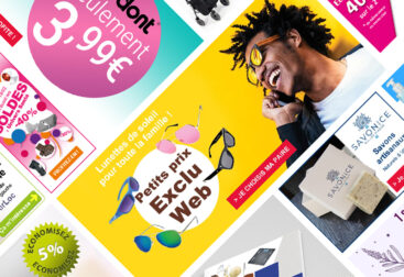 Exemples de création de bannières publicitaires pour site web