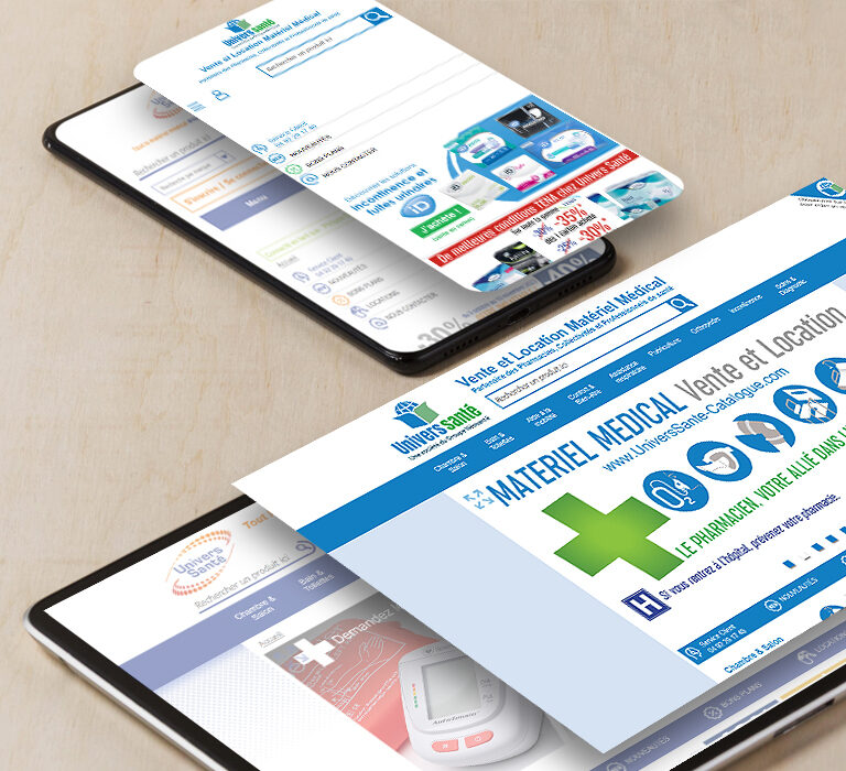 Refont graphique de site internet et pages web.