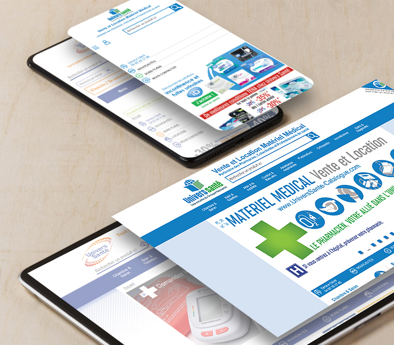 Refont graphique de site internet et pages web.