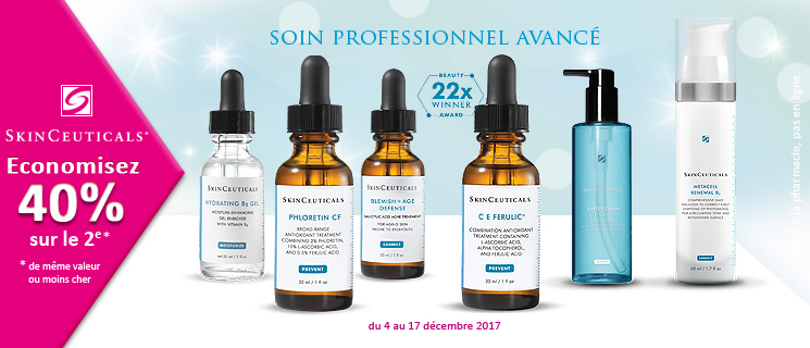 Création de bannière pour des produits de beauté de la peau skincare