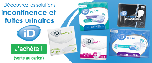 NOUVEAUTE CATALOGUE: proposez les protections contre les fuites urinaires iD Ontex dans votre Pharmacie.